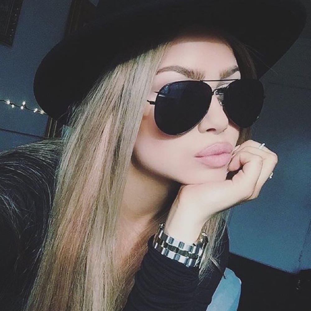 Blackout Classic Smoke Lens Aviators